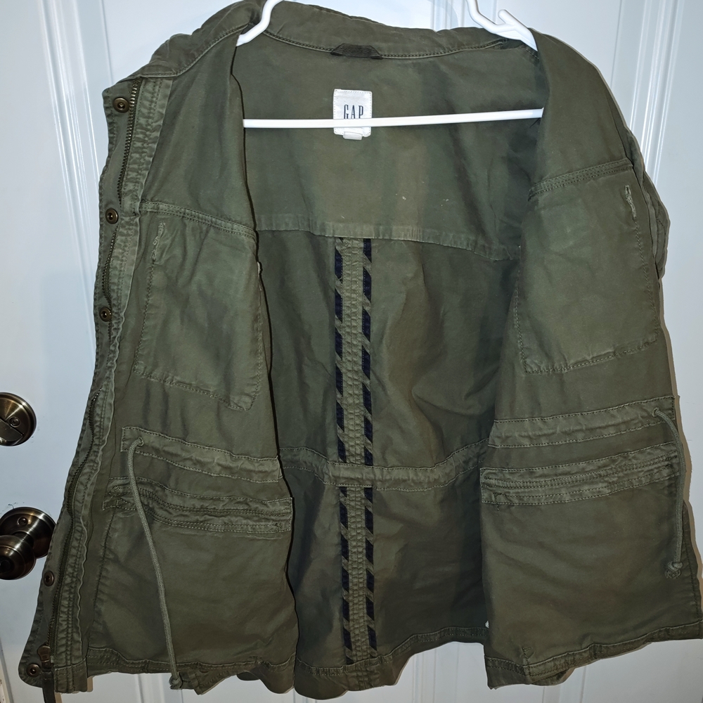 GAP Women's Military Utility Jacket Size M - Picture 4 of 5